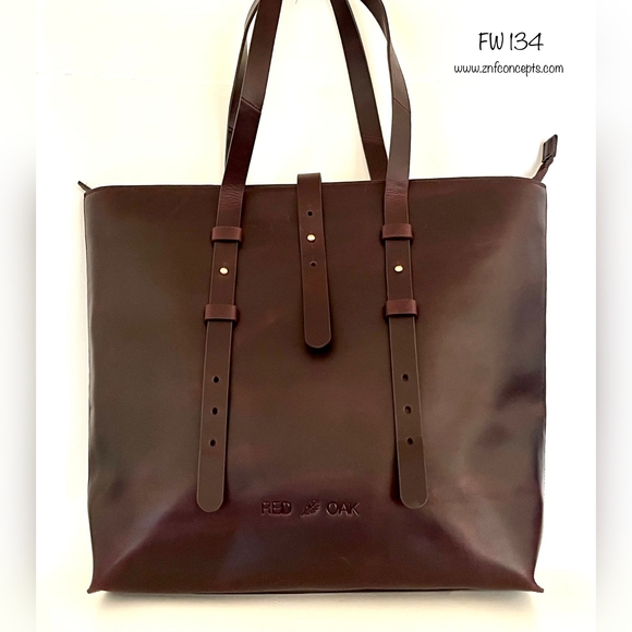 Large Tote, Beautiful Leather Business Tote. - Picture 3 of 8